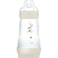 MAM 3 biberons Easy Start 260ml Lilas+Lilas+Sable Tétine débit 2 - Reconditionné