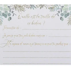 Online Activité pour baby shower Deviner la taille du bidon Oh Baby Baby Shower / Gender Reveal