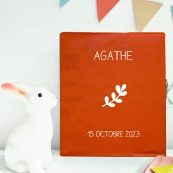 Les Griottes Album photo bébé Terracotta (personnalisable)