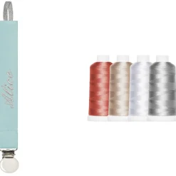 ANVIE Attache sucette céladon (personnalisable)