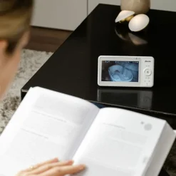 Babyphone vidéo DVM2050 avec caméra et écran (5 pouces) Babyphone