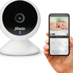 Alecto Babyphone Wifi avec caméra Smartbaby blanc - Reconditionné