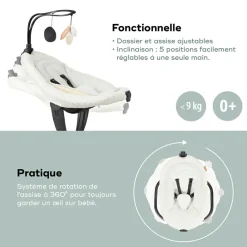 Babymoov Balancelle Swoon Evolution Curl White X Babyatouprix