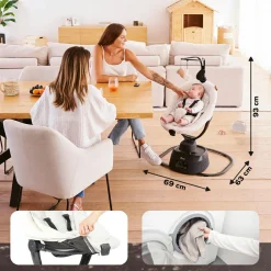 Babymoov Balancelle Swoon Evolution Curl White X Babyatouprix