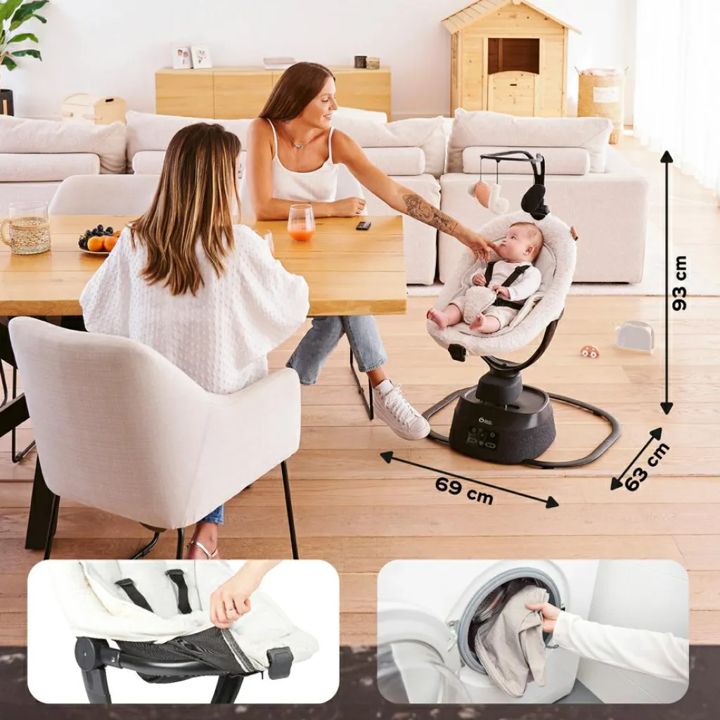 Babymoov Balancelle Swoon Evolution Curl White X Babyatouprix