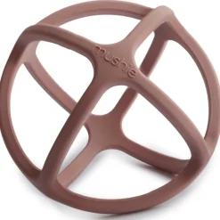 Mushie Balle de dentition en silicone Woodchuck