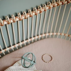 Mushie Balle de dentition en silicone Dried thyme