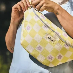 Best Banane à langer Comme un bonbon Romy damier jaune Sac Banane Adulte