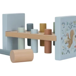 Little Dutch Banc à marteler en bois FSC Forest Friends