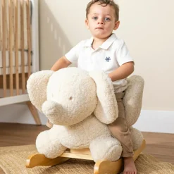 Nattou Bascule Teddy Lapidou Eléphant écru