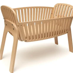 Charlie Crane Berceau cododo évolutif Kodo en bois naturel (80 x 43 cm)