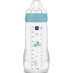 MAM Biberon Easy Active 2ème âge Decor Océan - Tétine débit X (330ml)