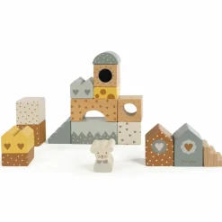 Walking Mum Blocs de construction en bois Poppy