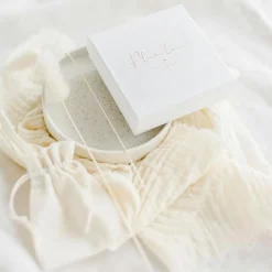 Pleine Lune Bola de grossesse Caresse cordon blush (or jaune 18 carats)