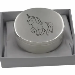 Daniel Crégut Boîte à dents Licorne personnnalisable (métal argenté)