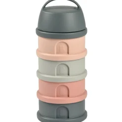 Béaba Boîte doseuse de lait empilable mineral grey-pink