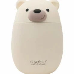 Asobu Boîte repas isotherme Bestie Ours Blanc (600 ml)