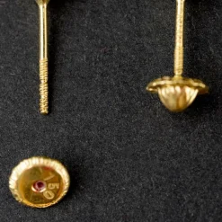 Enfant Daniel Crégut Boucles d'oreilles coeur (or jaune 750°)