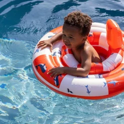 Discount Bouée bébé Baleine rouge-blanc Bouée