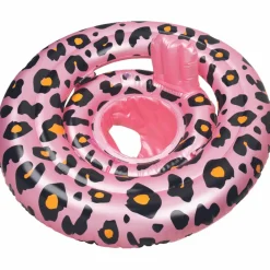 Bouée bébé Léopard rose et doré Bouée