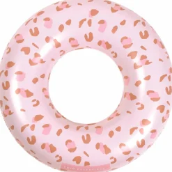 Bouée Léopard vieux rose (90 cm) Bouée