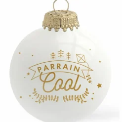 Baubels Boule de Noël Parrain cool
