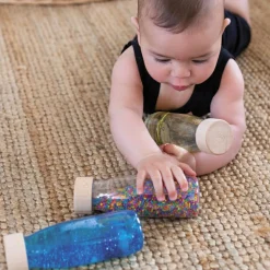 Petit Boum Bouteille sensorielle Float Bleu