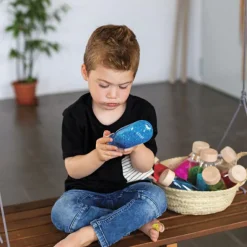 Petit Boum Bouteille sensorielle Float Bleu