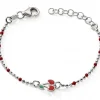 Clearance Bracelet Cerise 14,5 cm (argent) Enfant Bracelet Bébé / Enfant