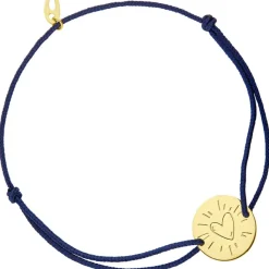 Enfant Maison Augis Bracelet cordon Coeur personnalisable (or jaune 18 carats)