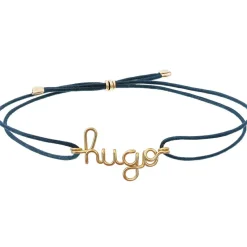 Padam Padam Bracelet cordon coton ciré Prénom goldfilled jaune (personnalisable)