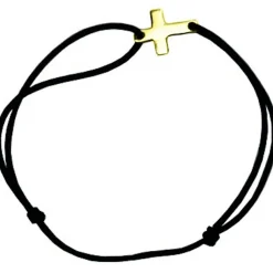 Discount Bracelet cordon Mon petit Notre Dame goldfilled jaune (personnalisable) Bracelet Religieux