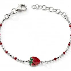 Enfant Baby bijoux Bracelet Fraise 14,5 cm (argent)