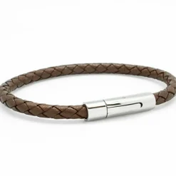 Petits trésors Bracelet L'Epicurien marron (acier)