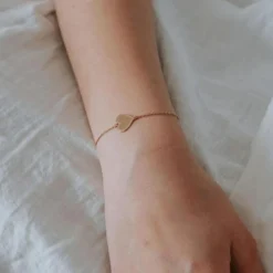 Enfant Mon Petit Poids Bracelet médaille Joséphine (plaqué or jaune)