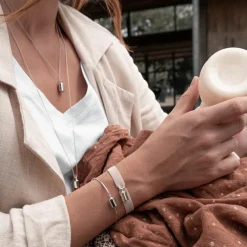 Enfant Mon Petit Poids Bracelet en argent rhodié (personnalisable)