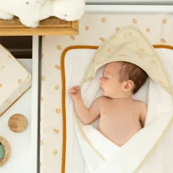 Trois Kilos Sept Cape de bain + gant Diplododo (70 x 70 cm)