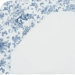 Tartine et Chocolat Cape de bain Toile de Jouy bleu