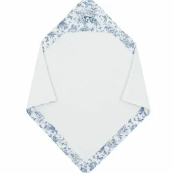 Tartine et Chocolat Cape de bain Toile de Jouy bleu