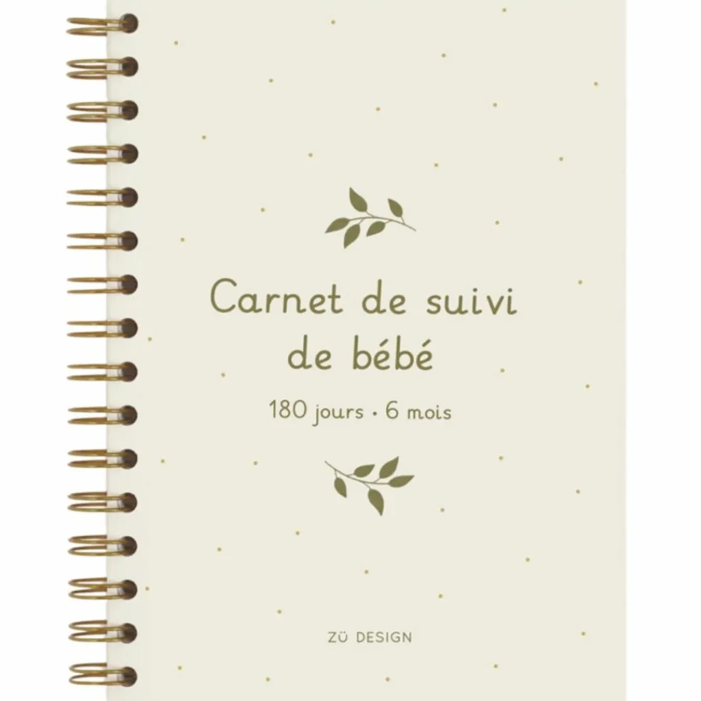 Zü Carnet de suivi de bébé feuille (0-6 mois)