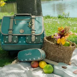 Caméléon Cartable A4 maternelle Green Marguerite (35 cm)