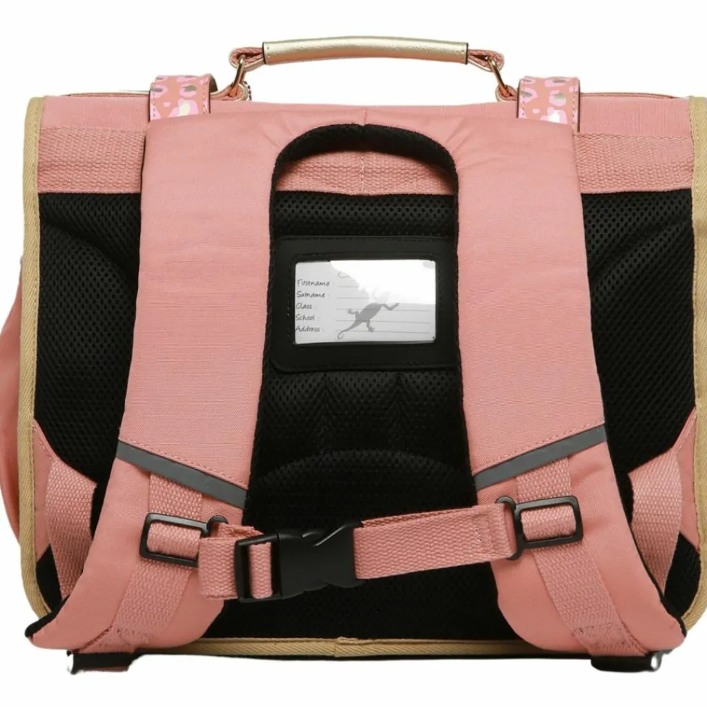 Caméléon Cartable A4 maternelle Pink Gold Leopard (35 cm)