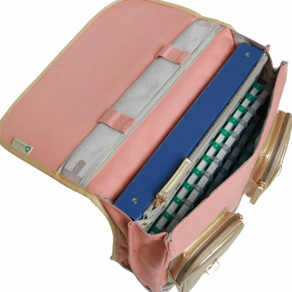 Caméléon Cartable A4 maternelle Pink Gold Leopard (35 cm)