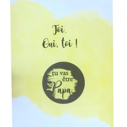 Hot Carte annonce de grossesse à gratter papa Toi, oui, toi ! (8 x 10 cm) Annonce De Grossesse
