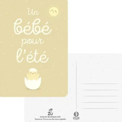 Zü Carte Un bébé pour l'été