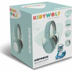 KIDYWOLF Casque anti-bruit à coques interchangeables KIDYNOISE bleu