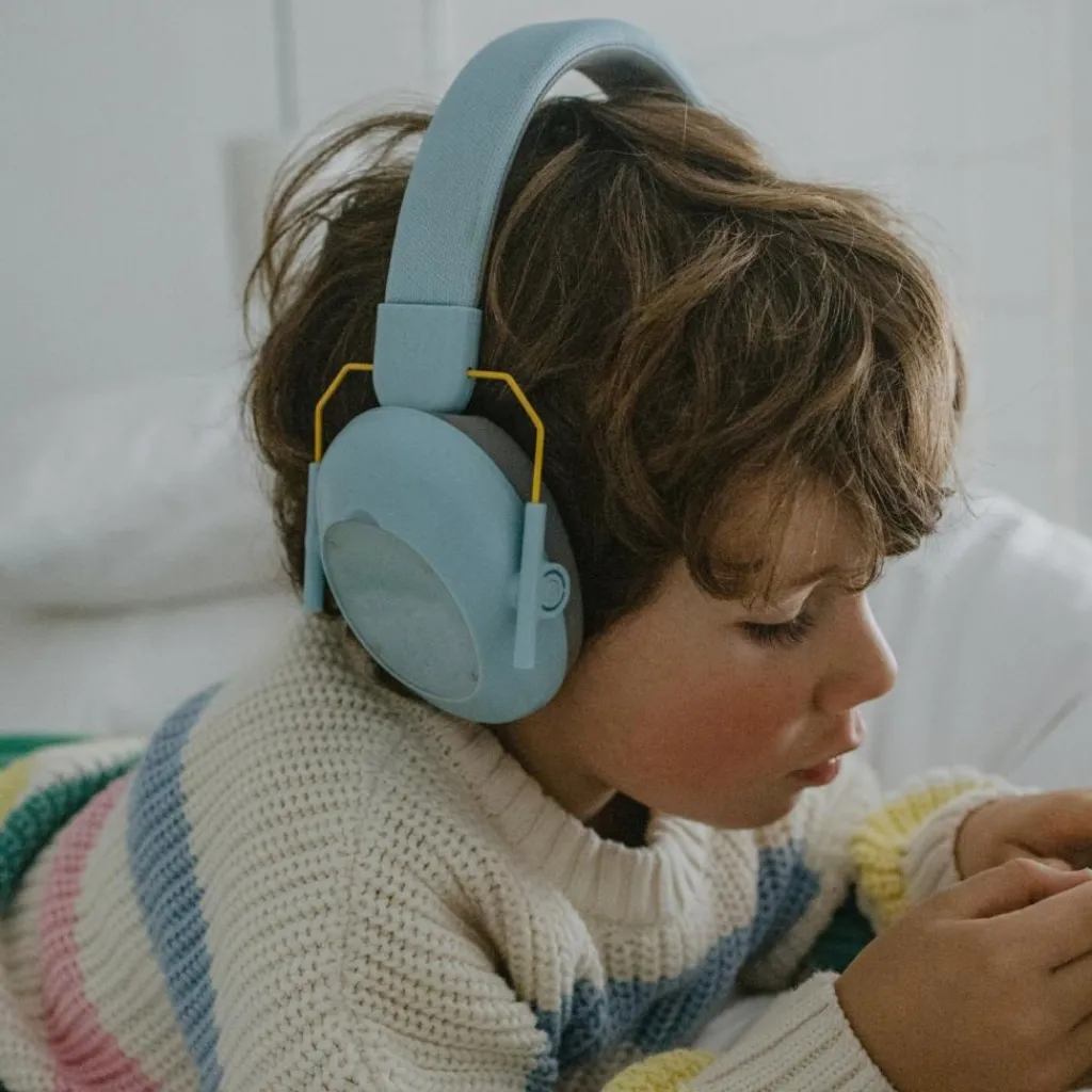 KIDYWOLF Casque anti-bruit à coques interchangeables KIDYNOISE bleu