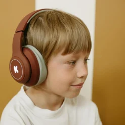 KIDYWOLF Casque audio rouge