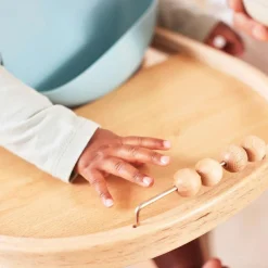 Combelle Chaise haute extra pliante Sarah hybride bleu gris