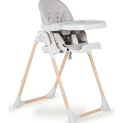 Quax Chaise haute Papum Blanc-Naturel